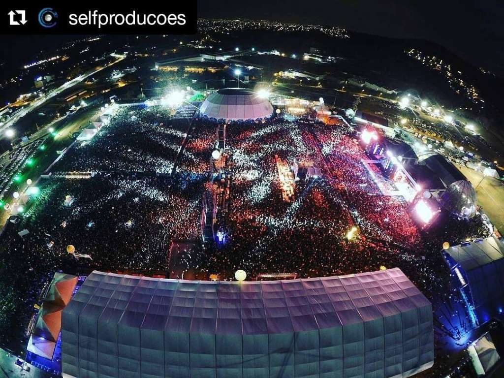 Festeja reuniu milhares de pessoas no Mega Space, em Santa Luzia, no sábado (10) Reprodução/Instagram