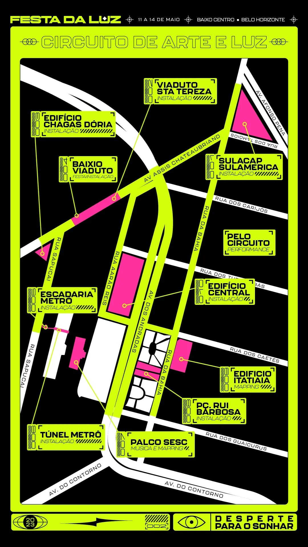 Mapa Da Luz Veja Pontos Da Festa Da Luz Em BH