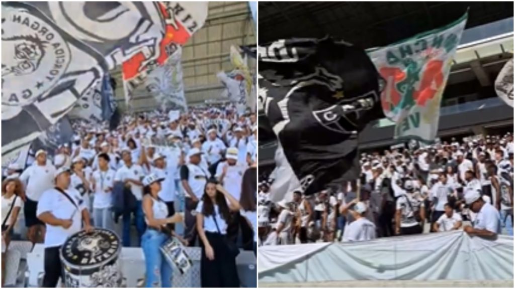 VÍDEO Torcida do Galo e testa arquibancadas da Arena MRV