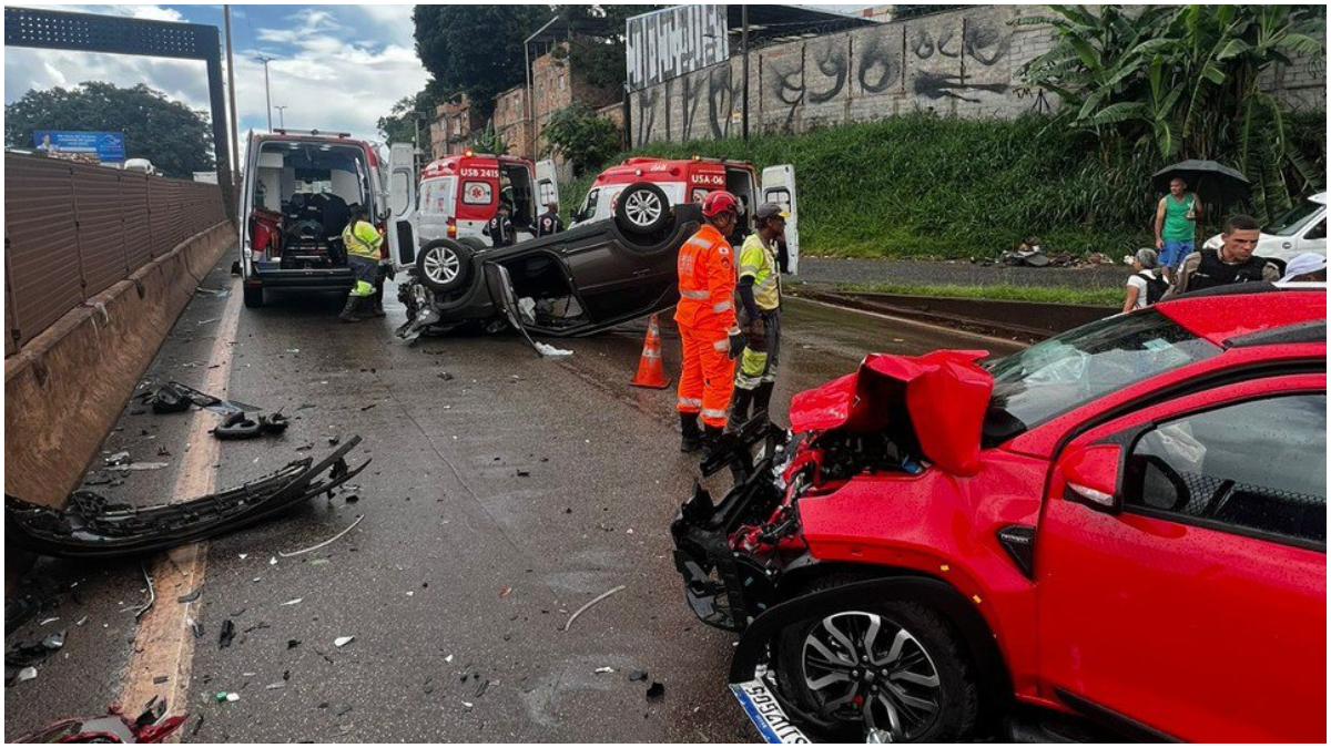 Acidente Pr Ximo Ao Anel Rodovi Rio Deixa Feridos Em Bh