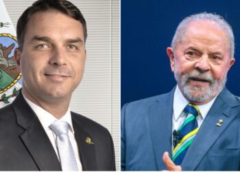 flávio bolsonaro e lula
