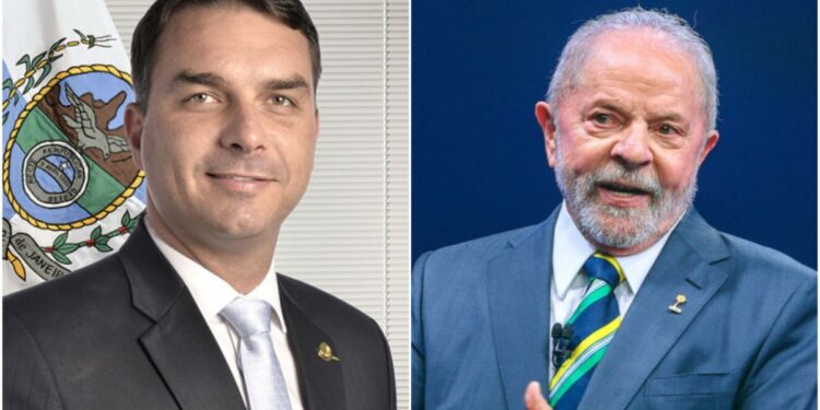 flávio bolsonaro e lula