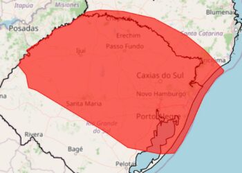 alerta vermelho Rio Grande do Sul