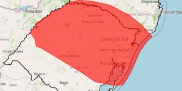 alerta vermelho Rio Grande do Sul