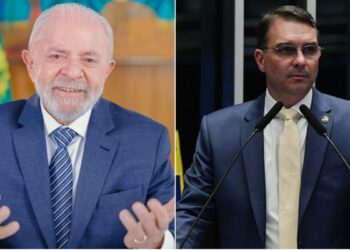Lula Flávio Bolsonaro