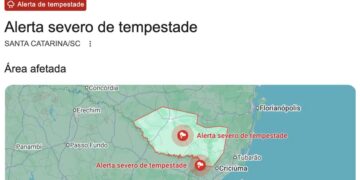 alerta Santa Catarina