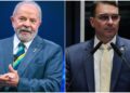 Lula e Flávio Bolsonaro
