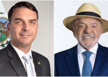 Lula Flávio Bolsonaro