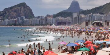 calor praia Rio de Janeiro