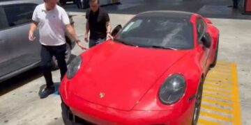 Eleitor de Lula recebe Porsche vermelho de amigo após aposta