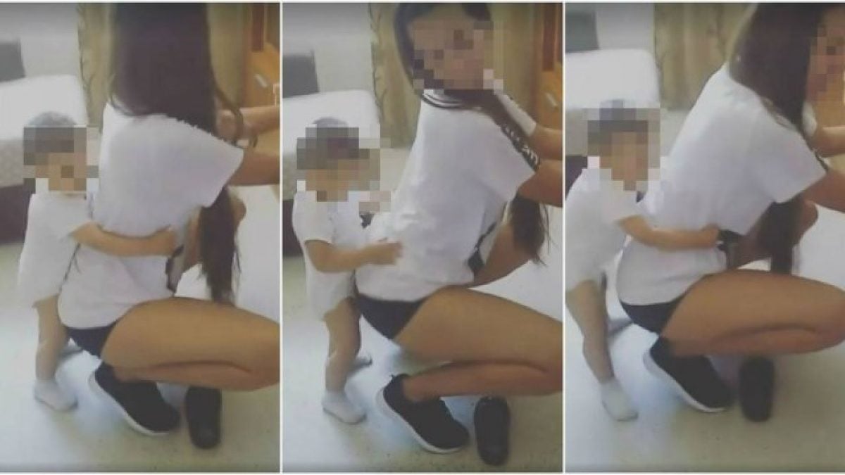 Vídeo polêmico mostra jovem rebolando e se esfregando em criança