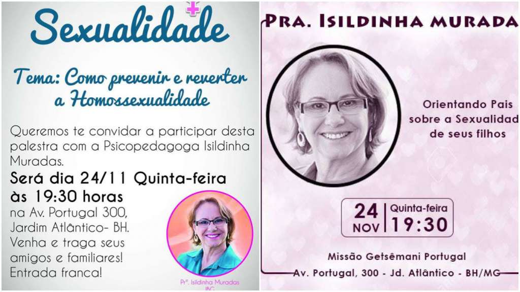 Igreja Batista Getsêmani Portugal mudou o anúncio após repercussão negativa (Divulgação)