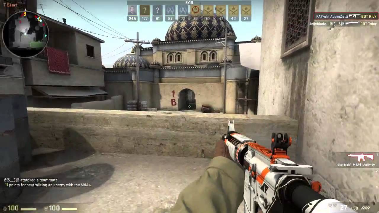 Counter-Strike: Global Offensive jogador abre faca incrivelmente