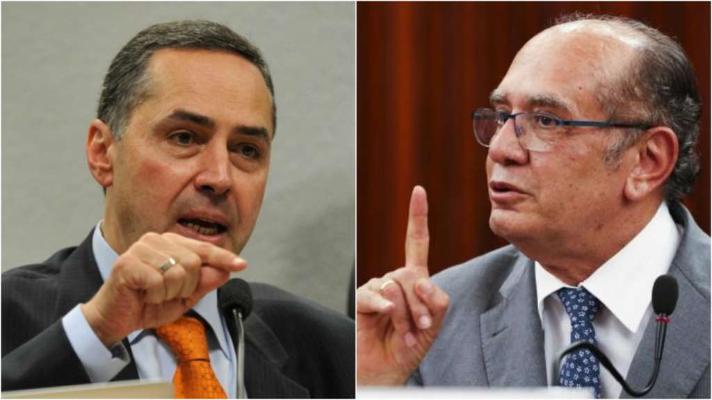 ministros stf roberto barroso e gilmar mendes