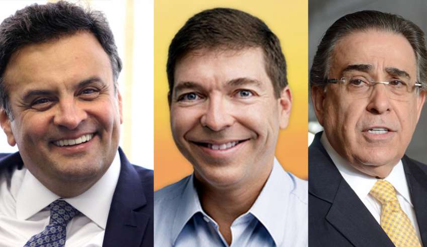 Resultado de imagem para fotos de josue alencar com aecio neves
