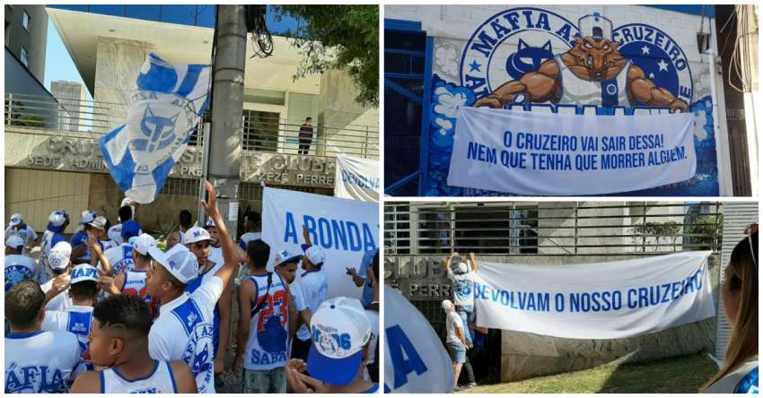 Torcida Organizada Ameaça Diretoria E Jogadores Do Cruzeiro Em Protesto