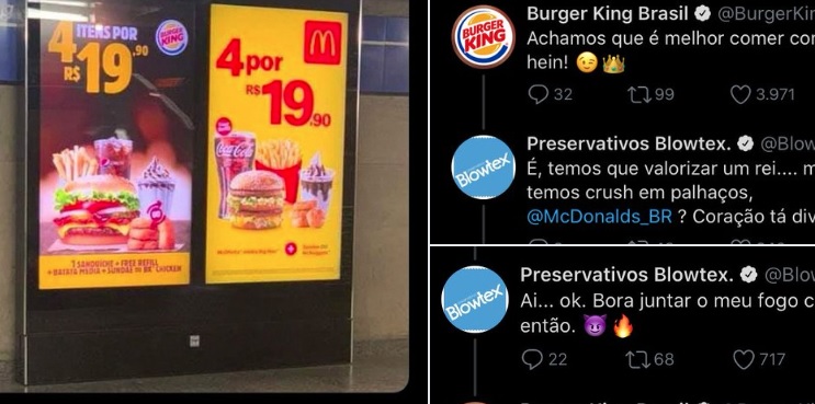 Não, você não tá lendo dobrado 👀 É - Burger King Brasil