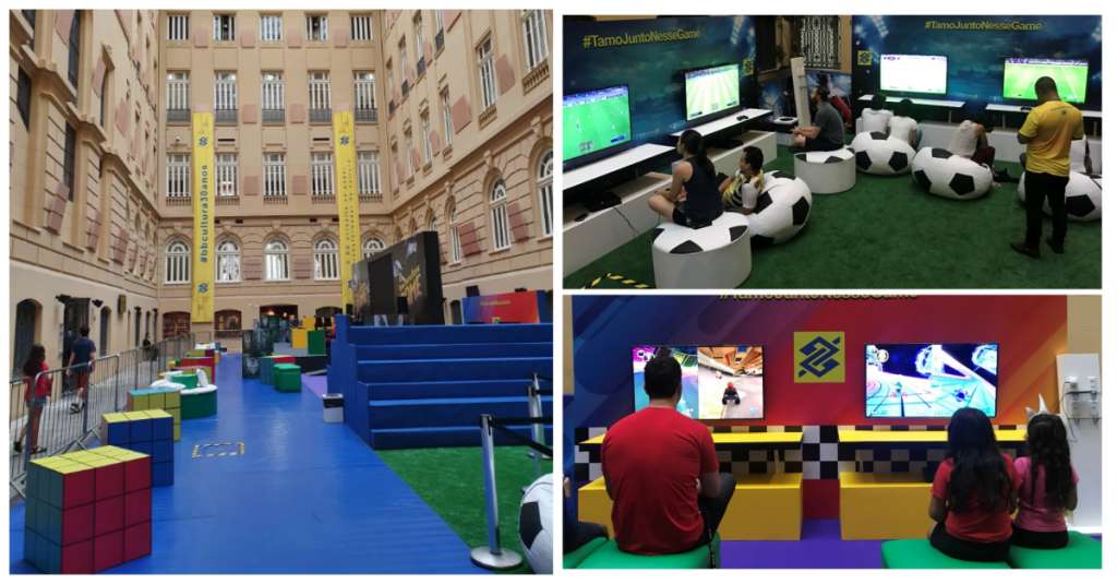 DE GRAÇA! CCBB tem instalação de games que promete agradar todas as idades