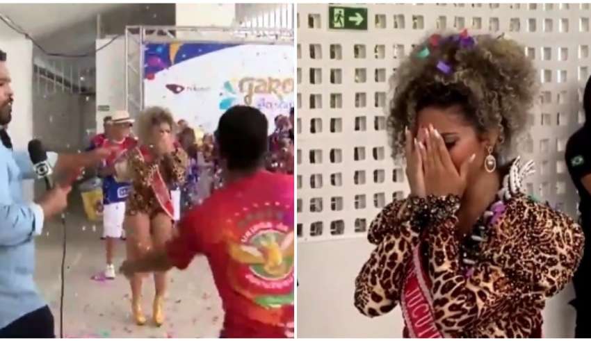 Anúncio de vencedora garota do samba causa confusão