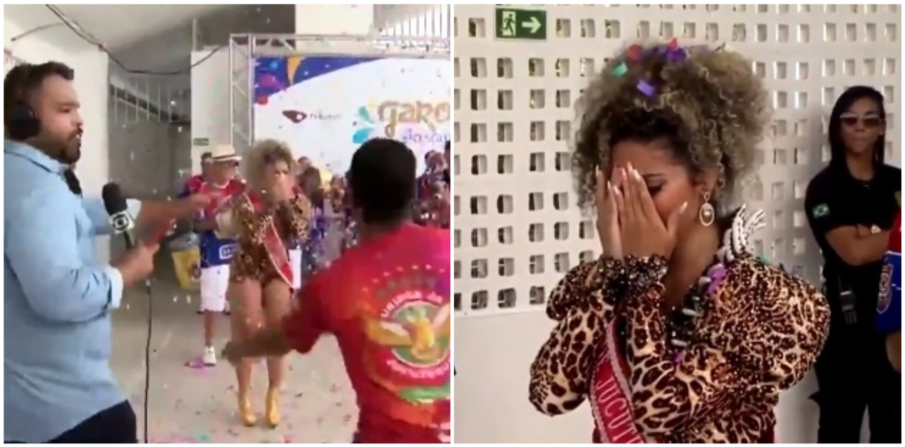 Anúncio de vencedora garota do samba causa confusão