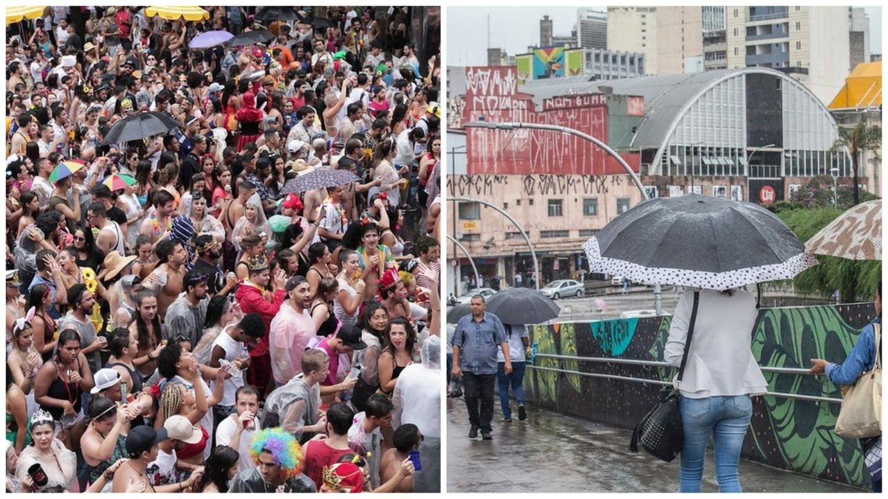 Carnaval com chuva