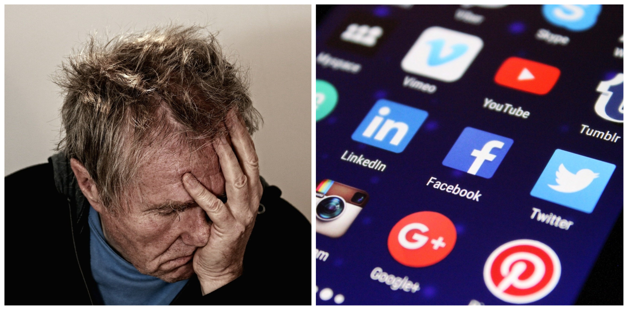redes sociais podem melhorar sofrimento mental