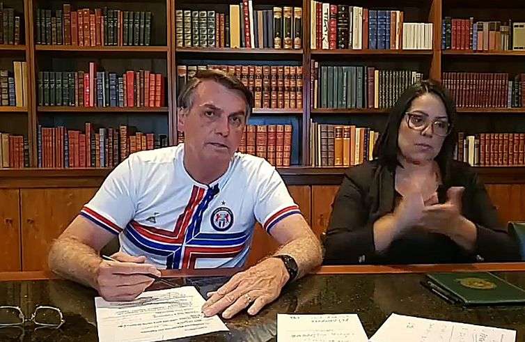 bolsonaro live tranquilidade tres poderes