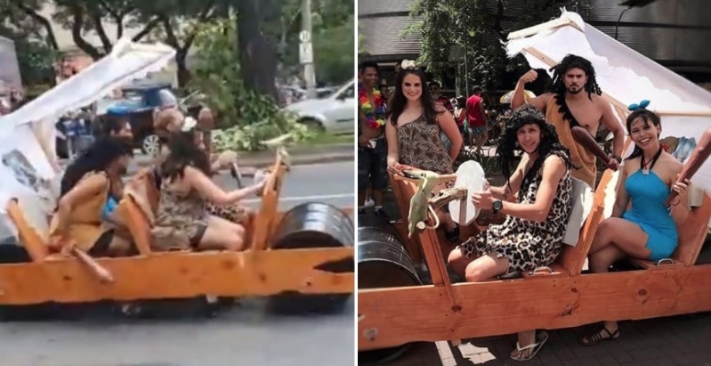 fantasia carrinho flintstones