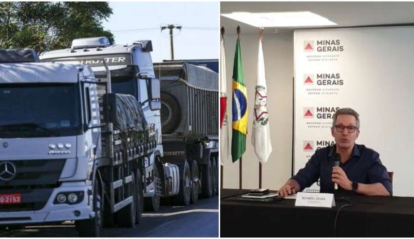 caminhão romeu zema