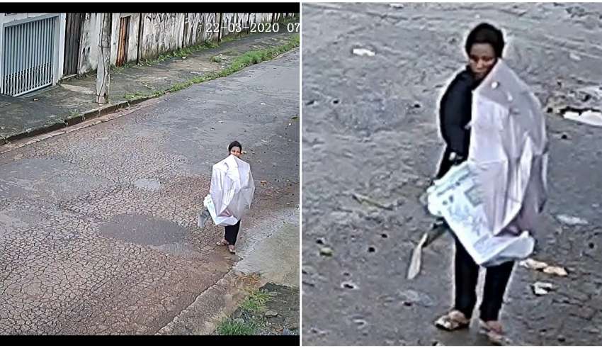 polícia pede ajuda para localizar mulher que abandonou bebê