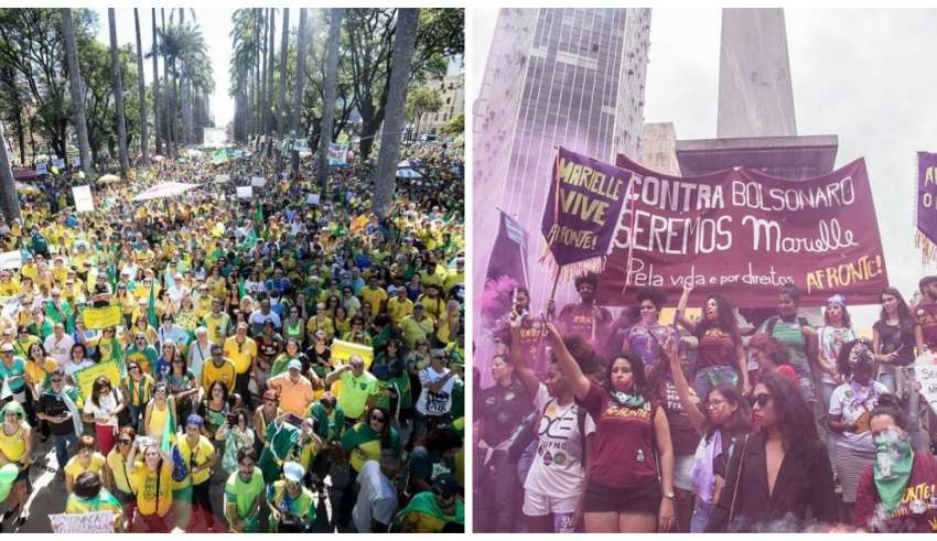 manifestações em março bh