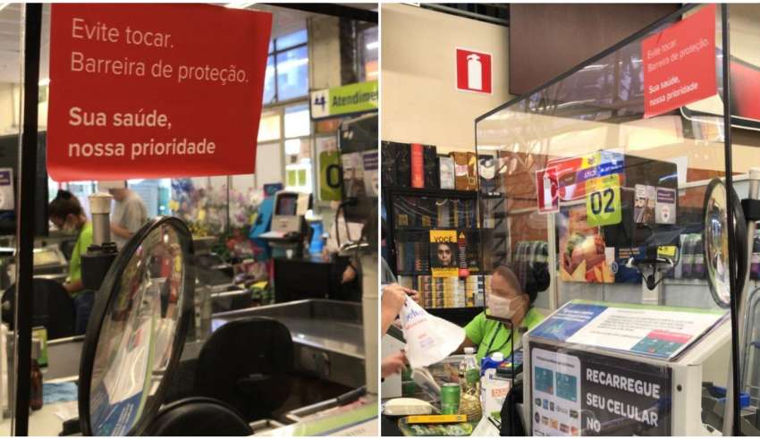 painéis carrefour bh coronavírus