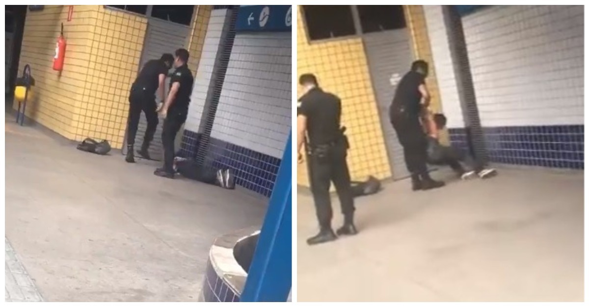 Homem é agredido por segurança do metrô de BH