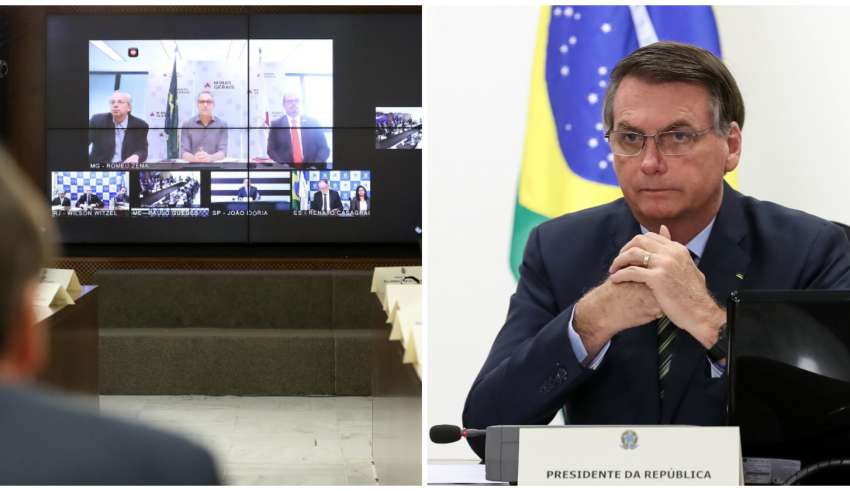 Reunião entre governadores e presidente Jair Bolsonaro