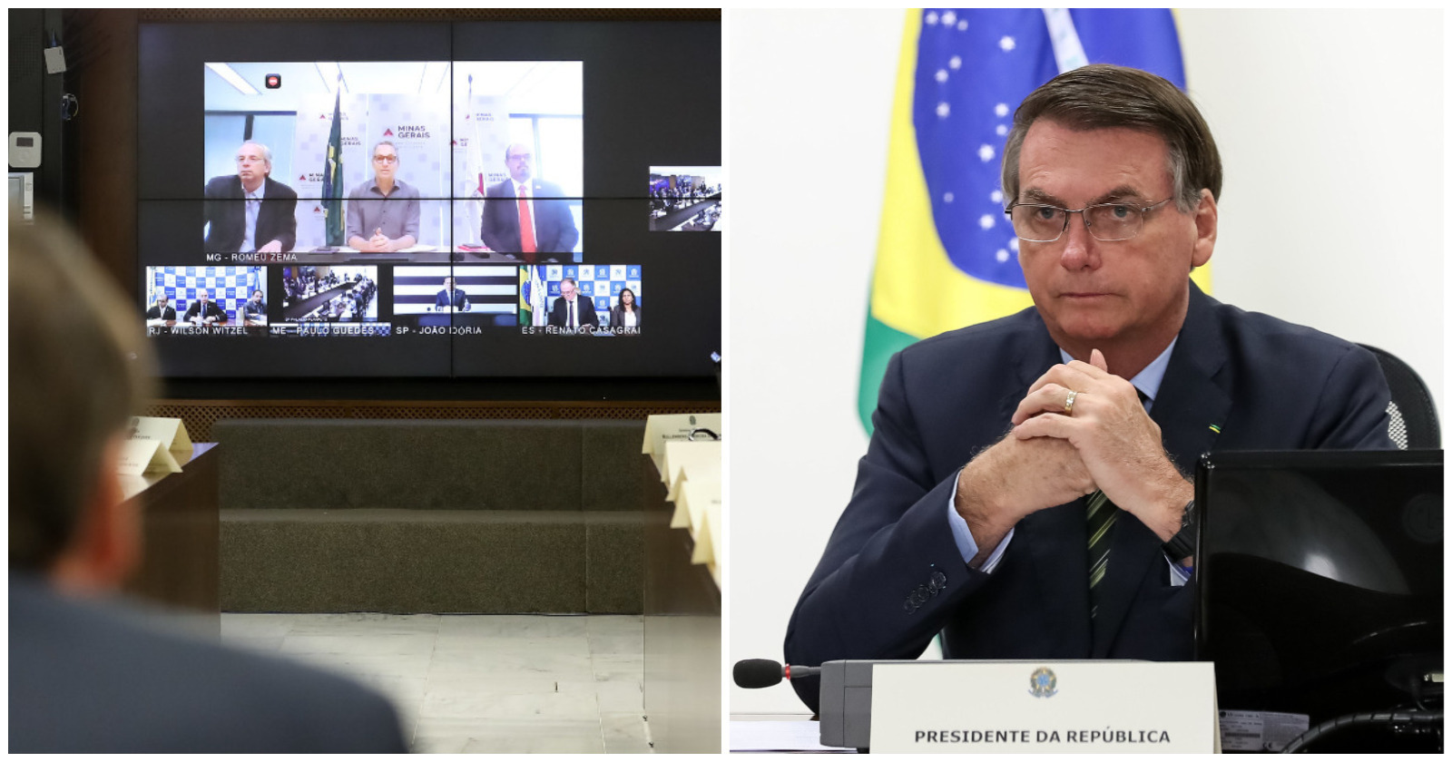 Reunião entre governadores e presidente Jair Bolsonaro