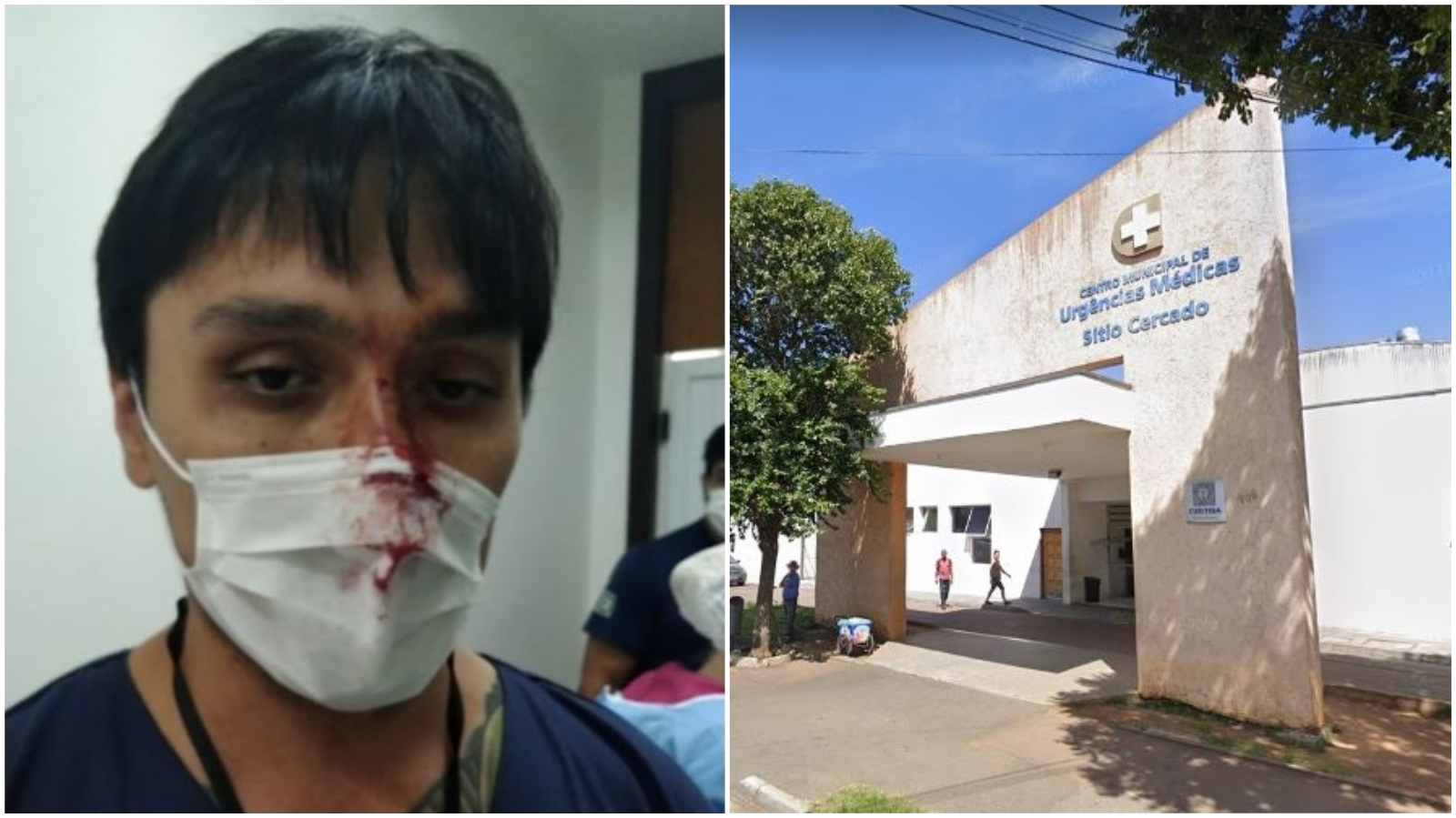 médico foi agredido por paciente com suspeita de covid
