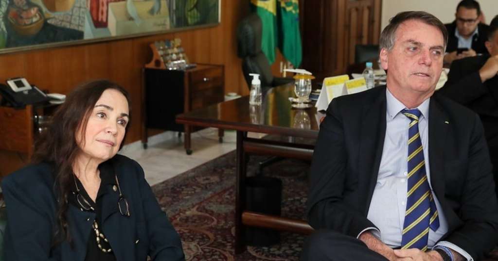 regina duarte demitida