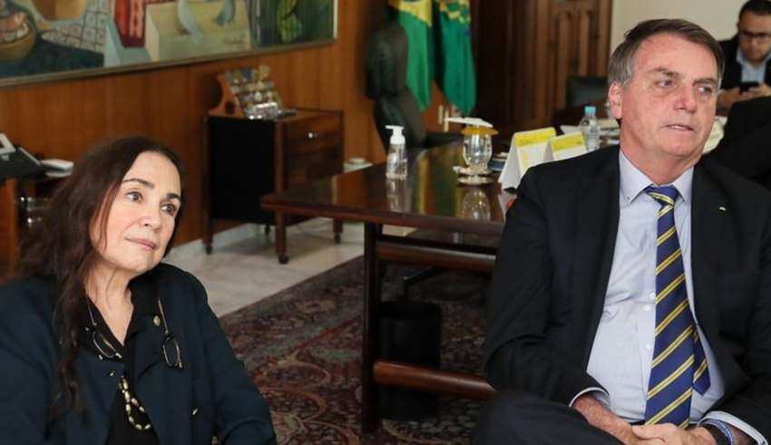 regina duarte demitida