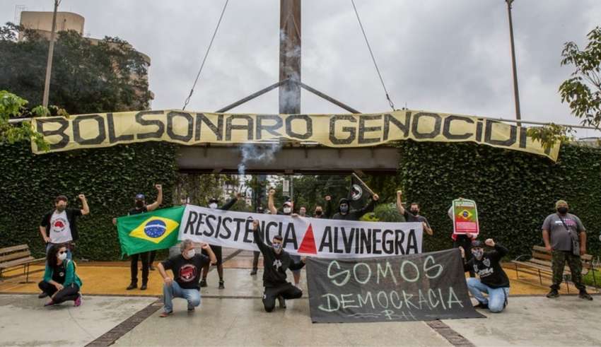 atleticanos protesto bolsonaro