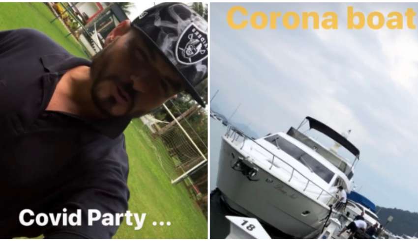 carlinhos festa barco covid