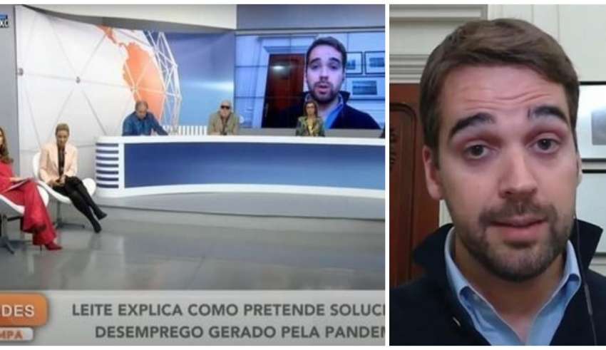 eduardo leite rebate jornalista