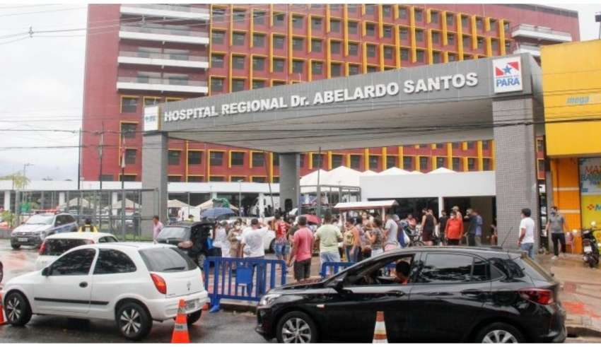 Idosa segue internada na unidade de saúde e está recuperando