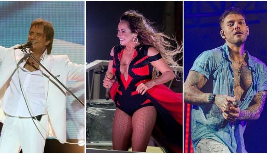 agenda de lives fim de semana