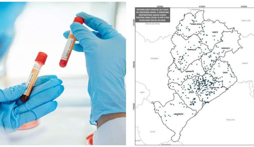Mapa mostra onde estão concentrados casos da doença