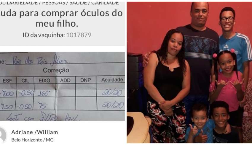 vaquinha domestica oculos filho