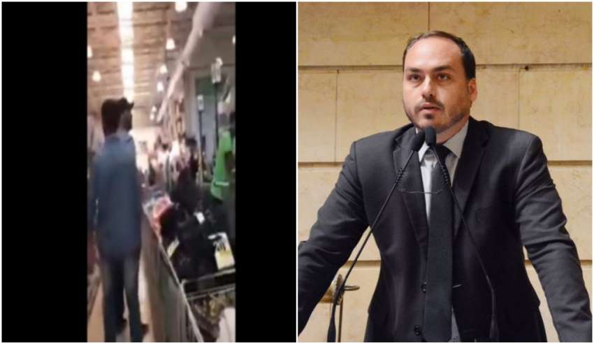 carlos bolsonaro vídeo loja