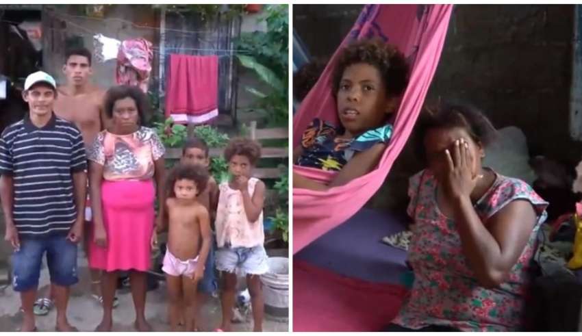 família recebe vaquinha