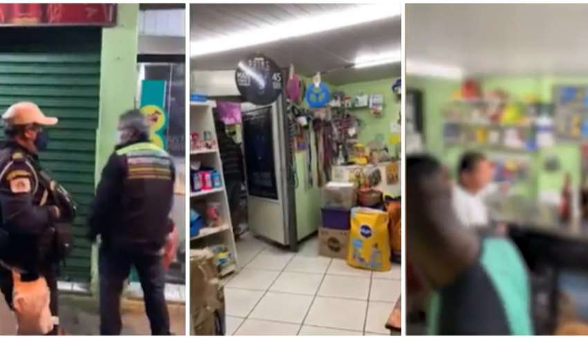 bar pet-shop fechado