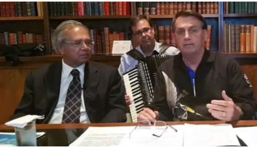 Ministro Paulo Guedes participou da live desta semana