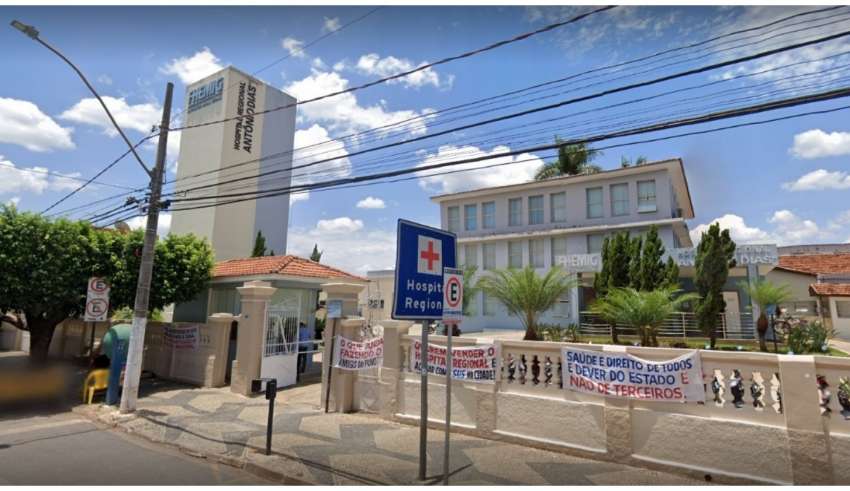 Adolescente foi levada ao Hospital Regional